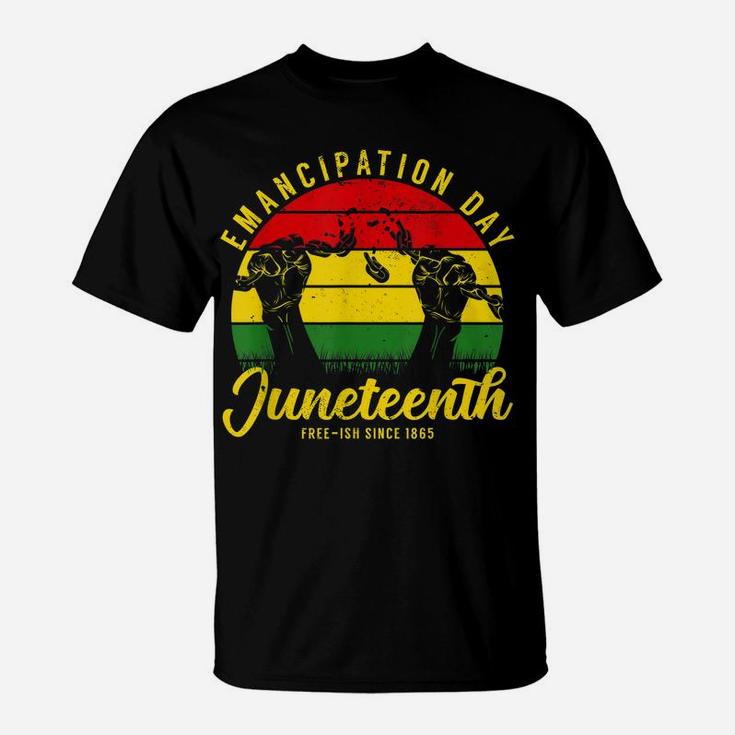 Juneteenth Emancipation Day Vintage Cool Melanin Black Pride T-Shirt