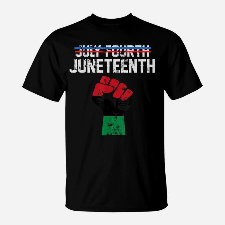 Juneteenth Shirt Black History American African Freedom Day T-Shirt