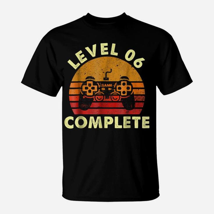 Level 6 Complete Vintage  Celebrate 6Th Wedding T-Shirt