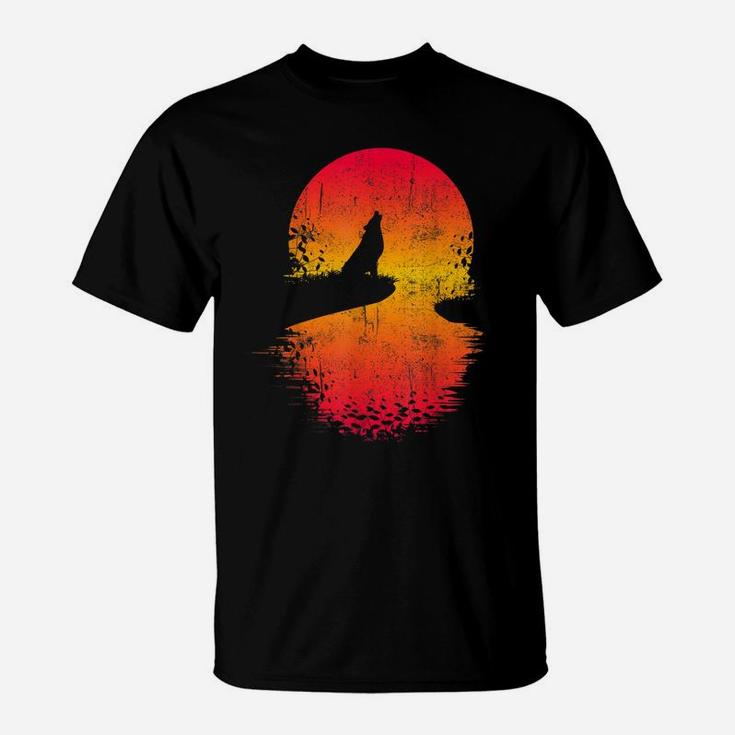 Lone Wolf Howling - Sun Set T-Shirt