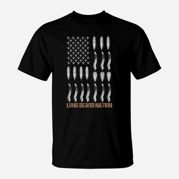 Long Beard Nation Turkey Hunting T-Shirt