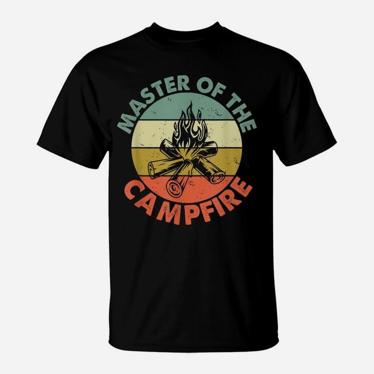 Master Of The Campfire Dad Camping Shirt Camping Dad Gift T-Shirt
