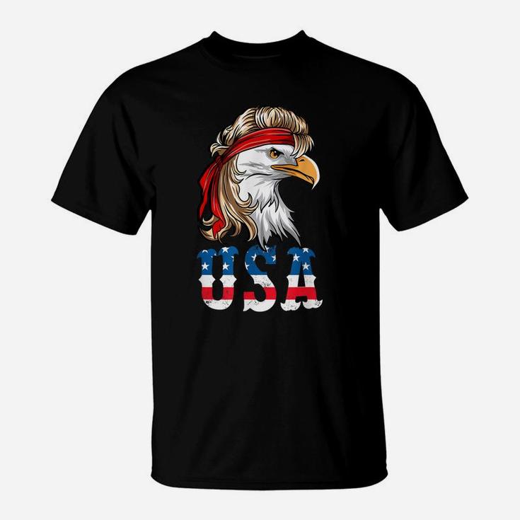 Mens Funny 4Th Of July American Flag Usa Patriotic Eagle Pride T-Shirt