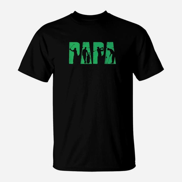 Mens Funny Golf Papa Golfing Golfer Fathers Day Gift T-Shirt