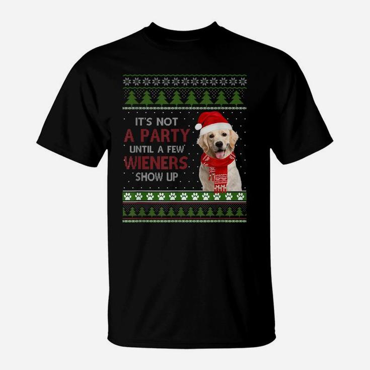 Merry Weiner Christmas Dog Xmas T-Shirt