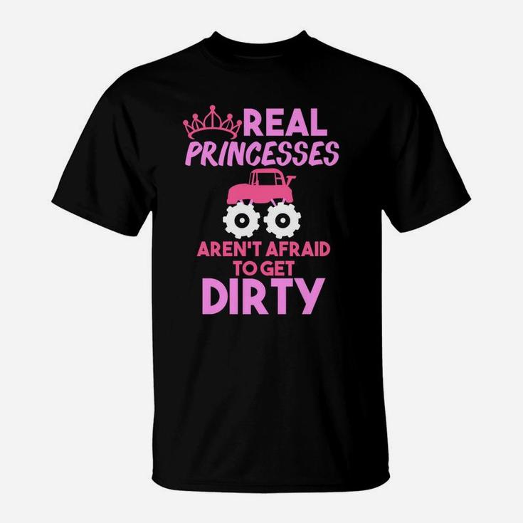 Monster Truck Hoodie For Women - Real Princesses Get Dirty T-Shirt