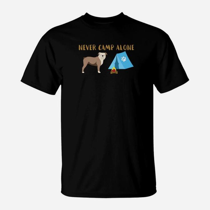 Old English Bulldog Shirt Tent Camping Dog T-Shirt