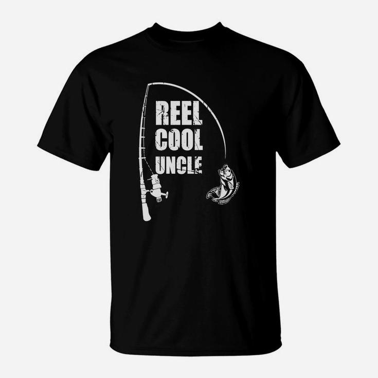 Reel Cool Uncle Great Gift Fishing For Uncle T-Shirt