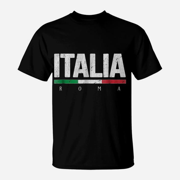 Rome Italy T-Shirt Italian Flag Italia Tourist Roma Souvenir T-Shirt