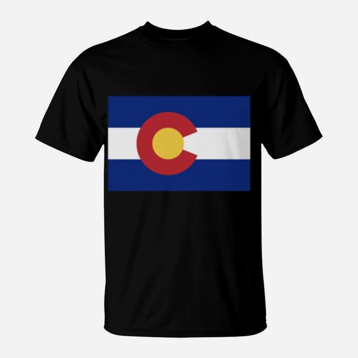 State Of Colorado Flag Cool Co Coloradan Flags Women Men Sweatshirt T-Shirt