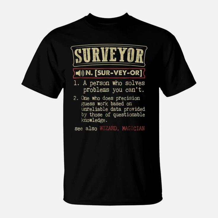 Surveyor Shirt Dictionary Definition Term T-Shirt