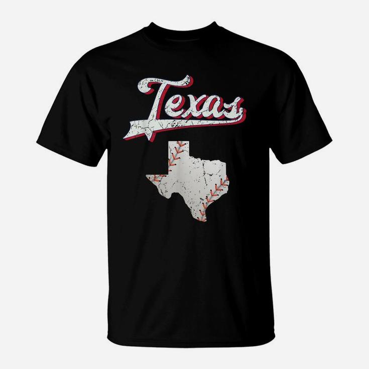 Texas Baseball T Game Day Vintage Ranger Distressed T-Shirt