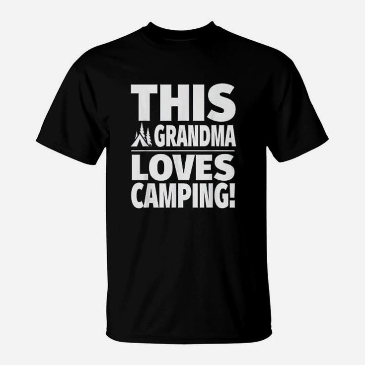 This Grandma Loves Camping Cute Camping Grandma T-Shirt