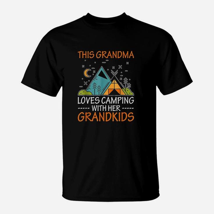 This Grandma Loves Camping With Her Grandkids T-Shirt