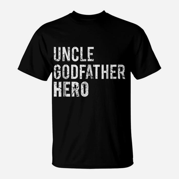 UncleShirt Cool Awesome Godfather Hero Family Gift Tee T-Shirt