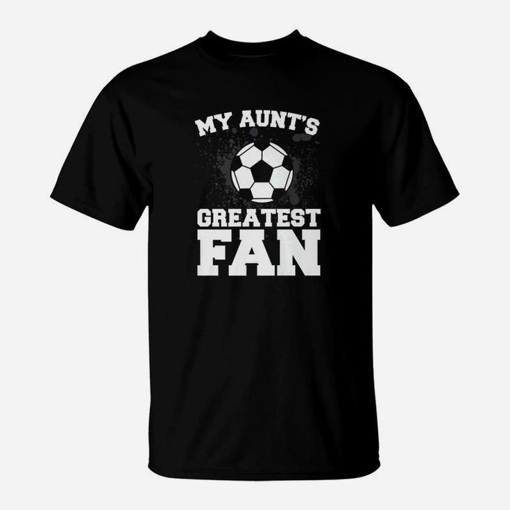 Vintage Graphic My Aunt Greatest Fan Soccer T-Shirt
