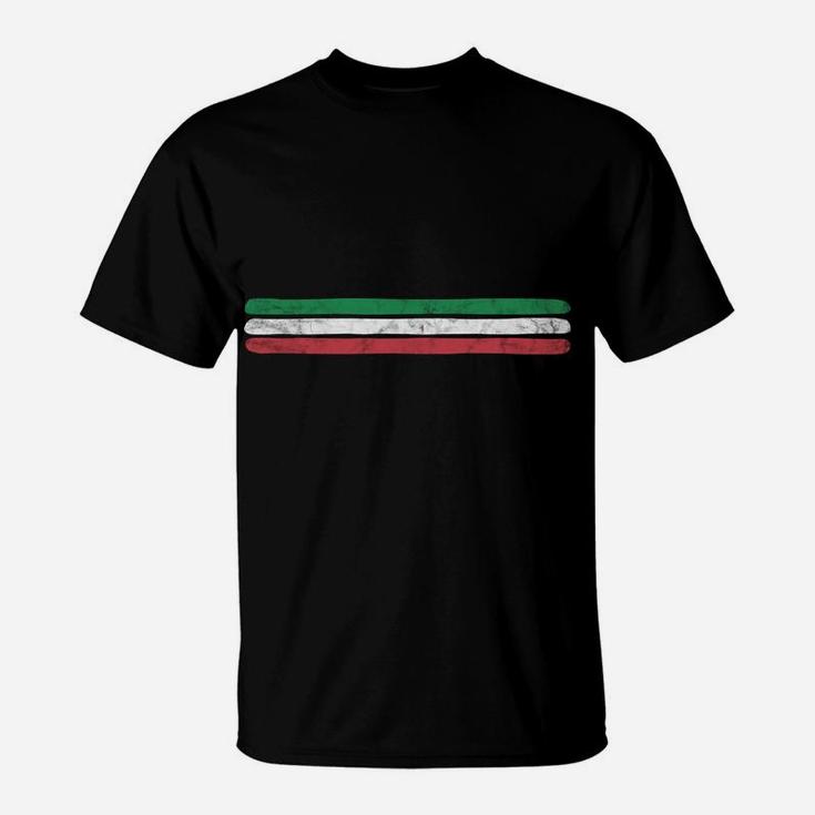 Vintage Italy Sweatshirt Italia Love Souvenir Italian Flag T-Shirt