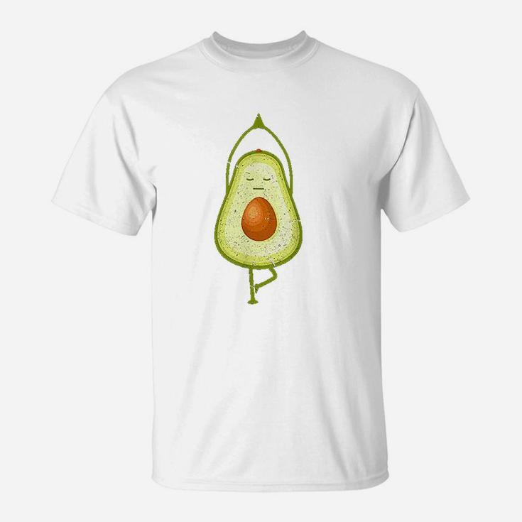Avocado Yoga Funny Namaste Meditation Vegan T-Shirt