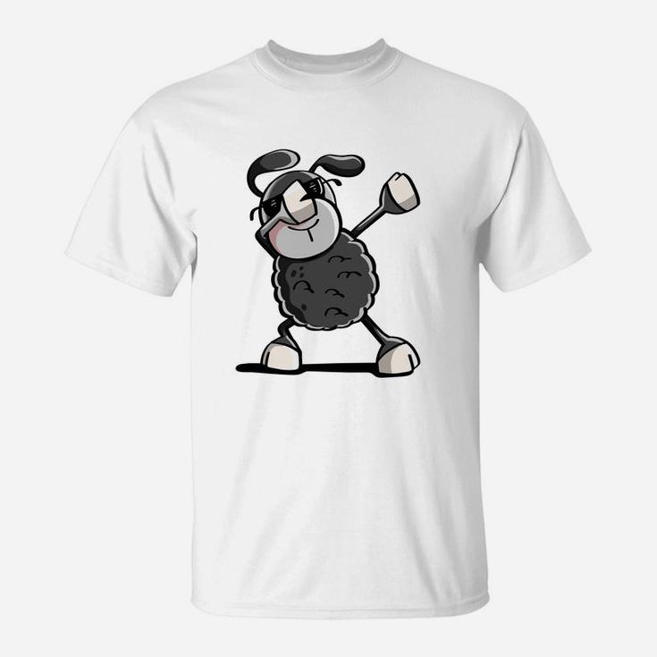Cool Dabbing Black Sheep Dab Dance Gift Boy Girl Kids T-Shirt