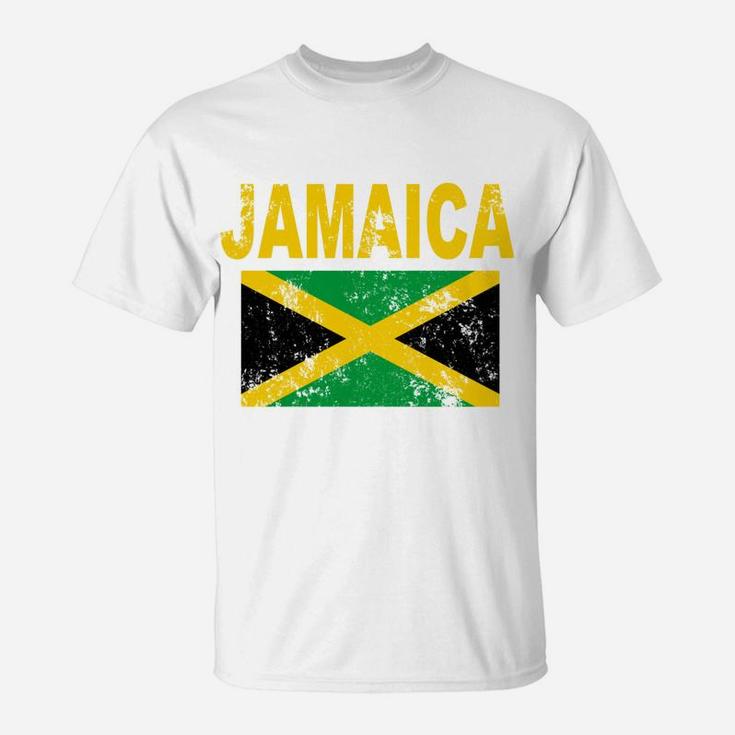 Flag Jamaica Tshirt Cool Jamaican Flags Travel Gift Top Tee Sweatshirt T-Shirt