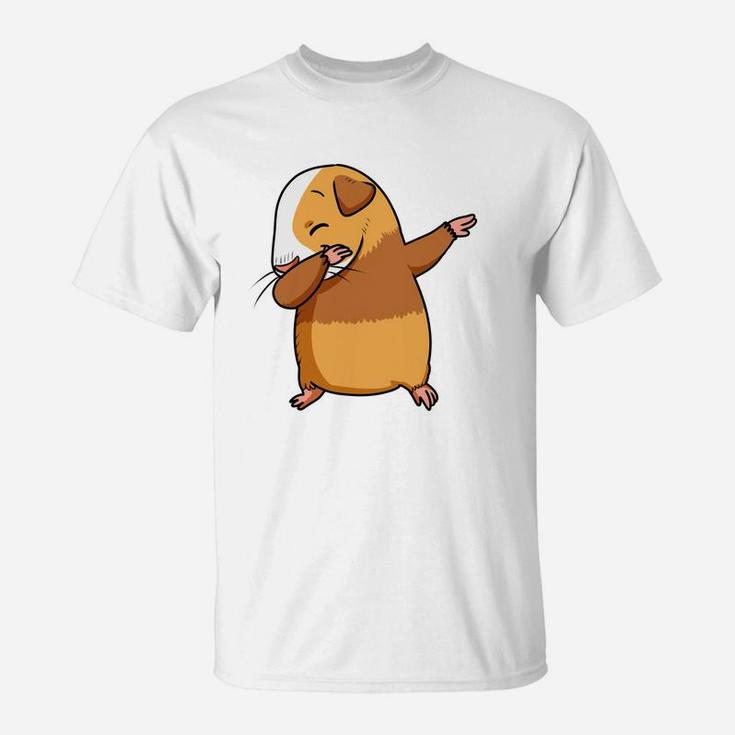 Funny Guinea Pig Dabbing Cute Dab Dance Tee T-Shirt
