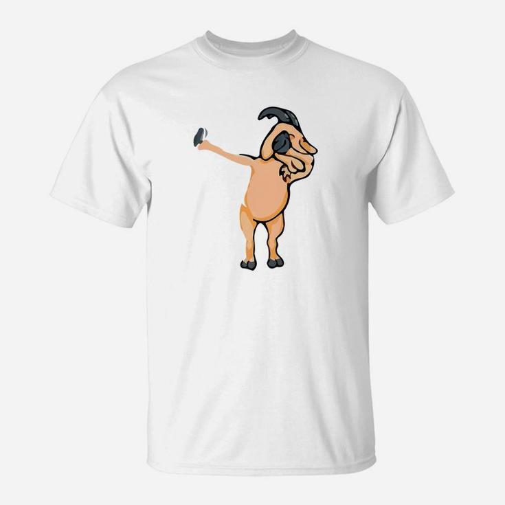 Goat Animal Dab Dance For Men Women Boys Girls Youth T-Shirt