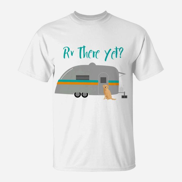 Golden Retriever Dog Rv Funny Camping Travel T-Shirt