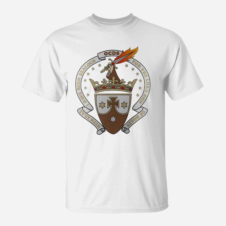 Ocds Secular Carmelite Raglan Baseball Tee T-Shirt