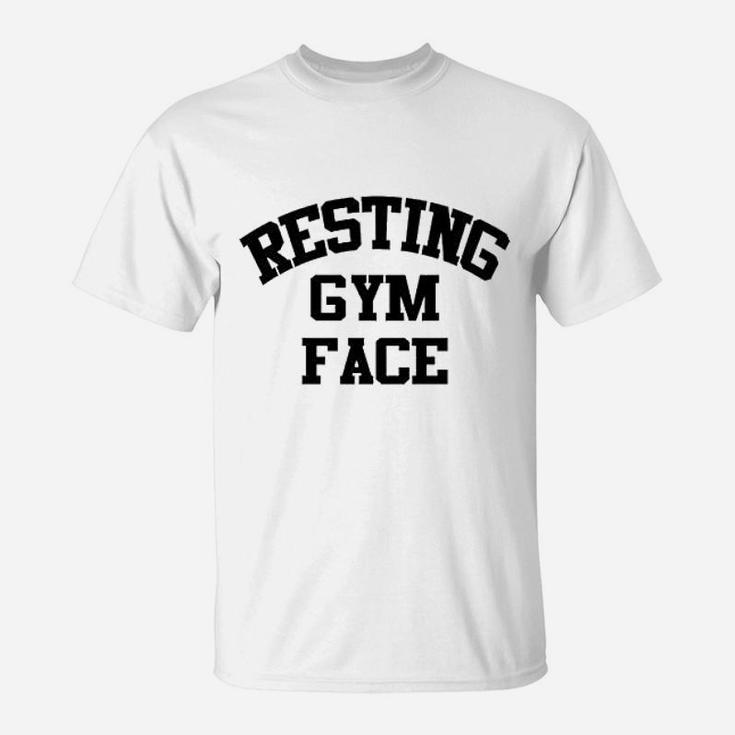 Resting Gym Face Workout Weight Lift T-Shirt