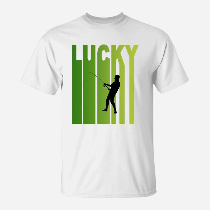 St Patricks Day Lucky Fishing Funny Sport Lovers Gift T-Shirt