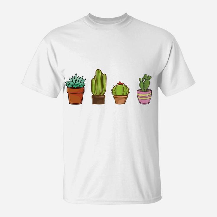 Succulent Gifts For Women Cactus Garden - What The Fucculent T-Shirt