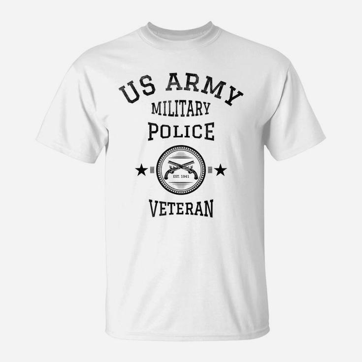 Us Army Military Police Veteran Retired Police Officer Gift T-Shirt