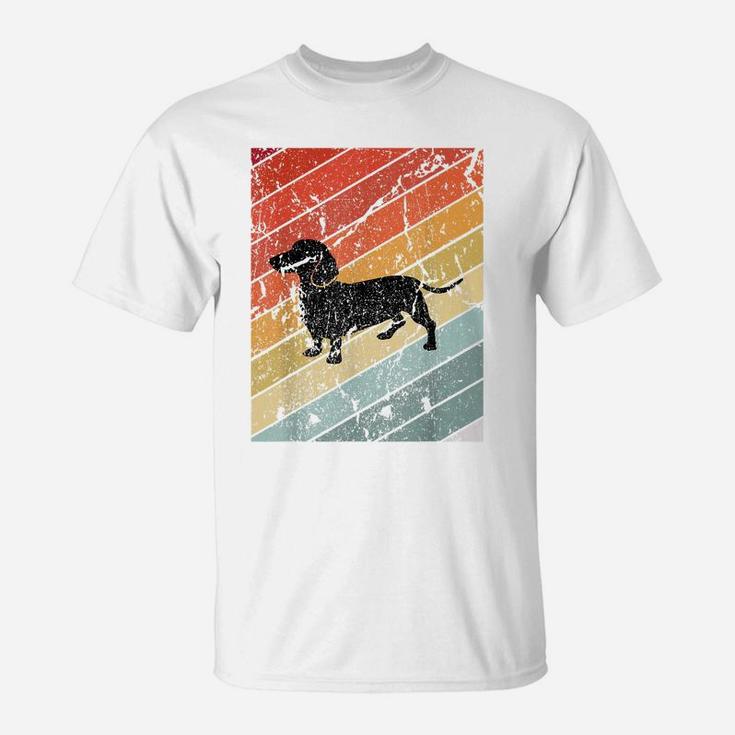 Vintage Weiner Dog Lover Gift Retro Dachshund T-Shirt