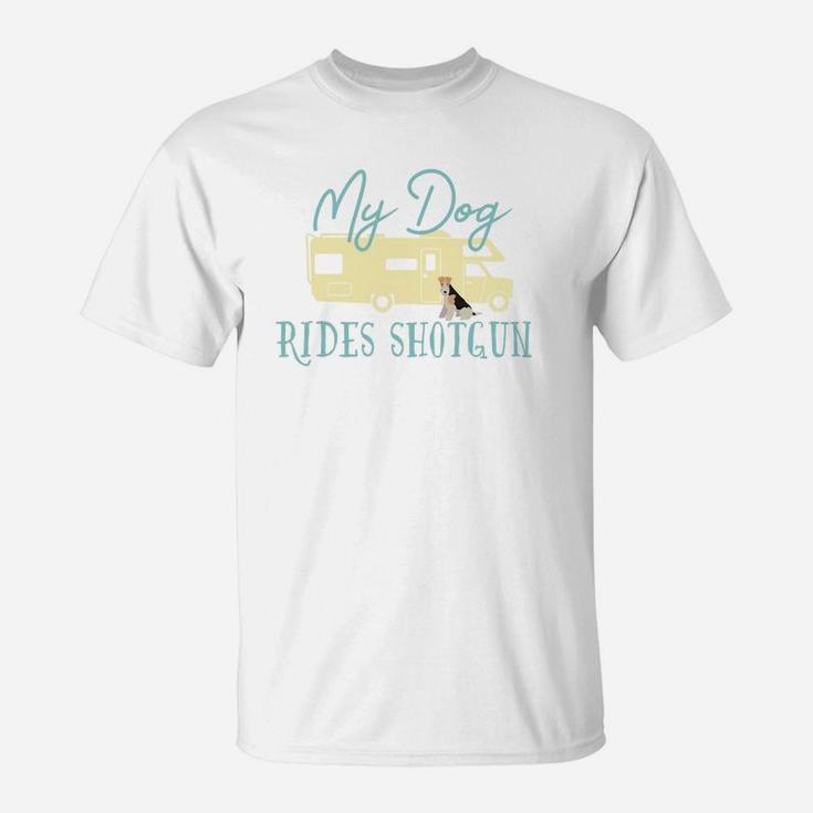 Wire Haired Fox Terrier Dog Rv Shirt Funny Camping T-Shirt