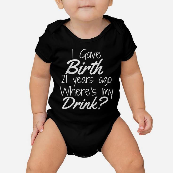 21St Birthday For Mom 21 Year Old Child Son Daughter Gift Baby Onesie