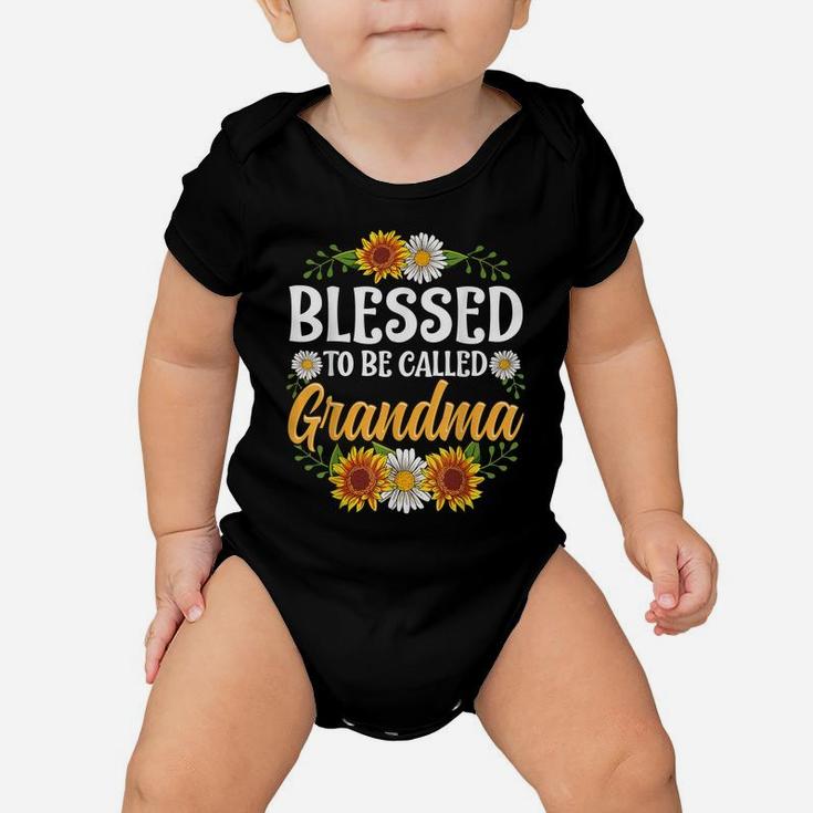 Blessed To Be Called Grandma Shirt Christmas Thanksgiving Baby Onesie
