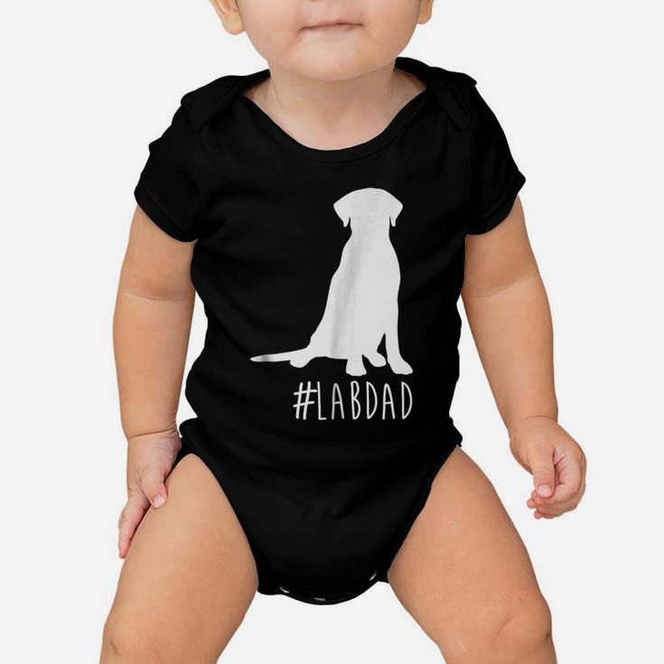 Hashtag Lab Dad  Labrador Retriever Dad Shirt Baby Onesie