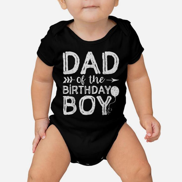 Mens Dad And Son Matching Birthday Dad Of The Birthday Boy Baby Onesie